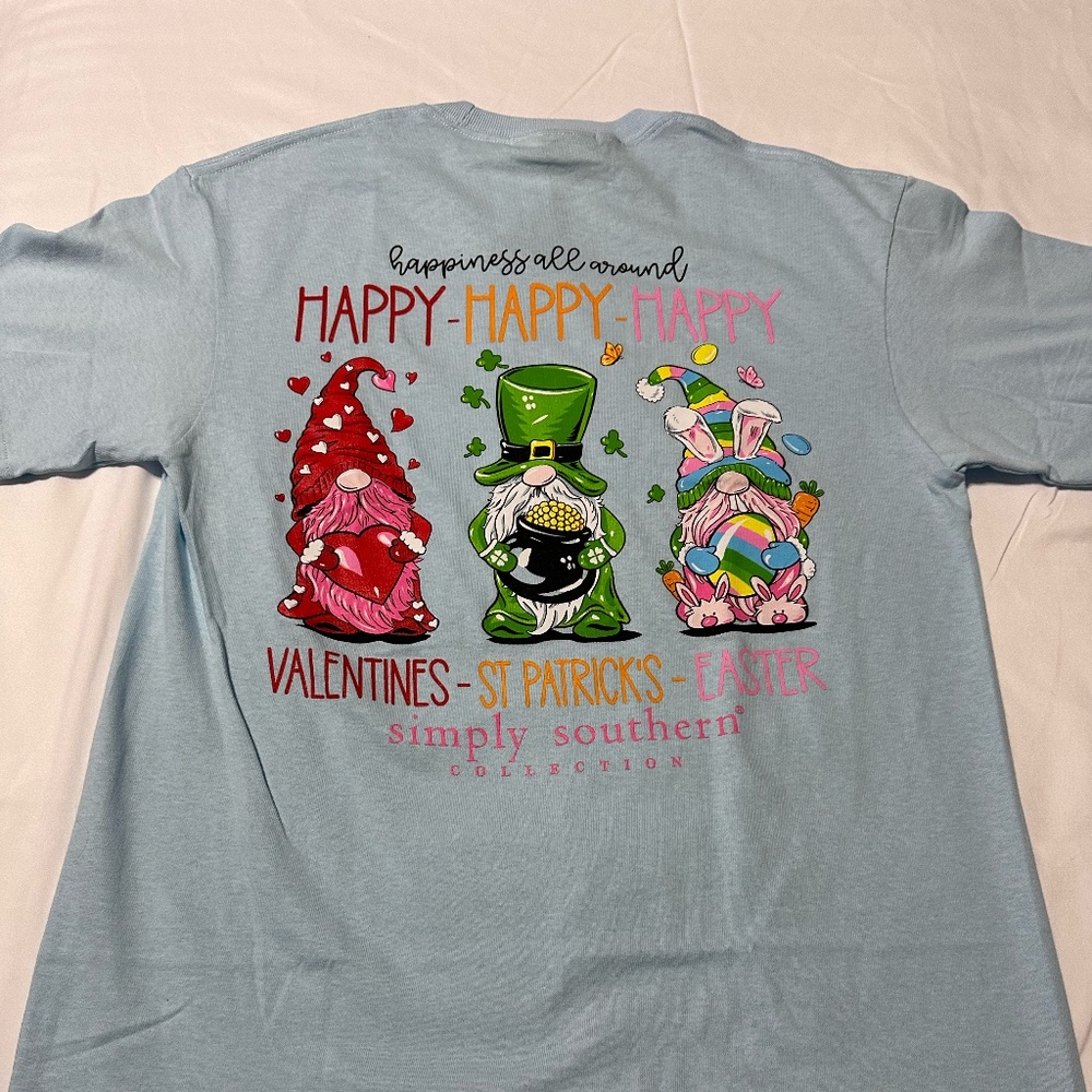 NWT Simply Southern - Happy Everything Shirt - Happiness All Around